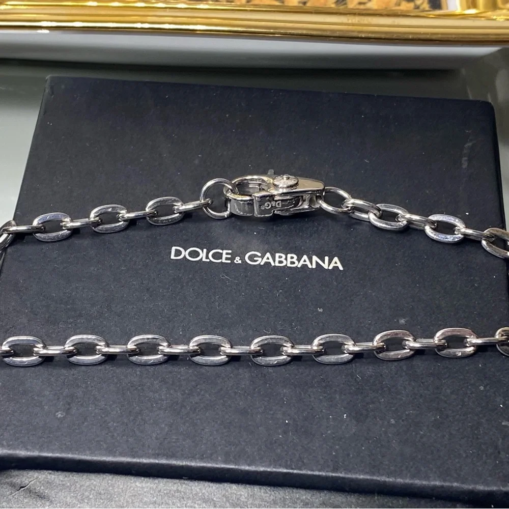 Dolce & Gabbana D&G Necklace Plate Pendant